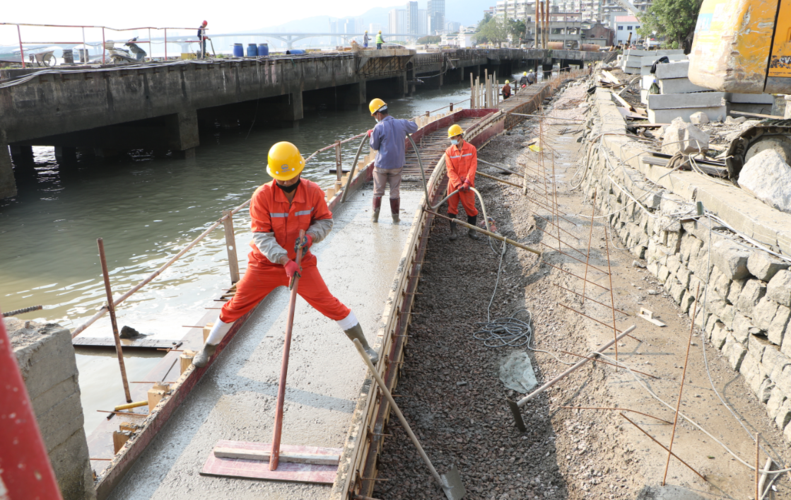 馬尾港口路下穿及造船廠片區保護建設工程有序推進 施工“進度條”持續刷新